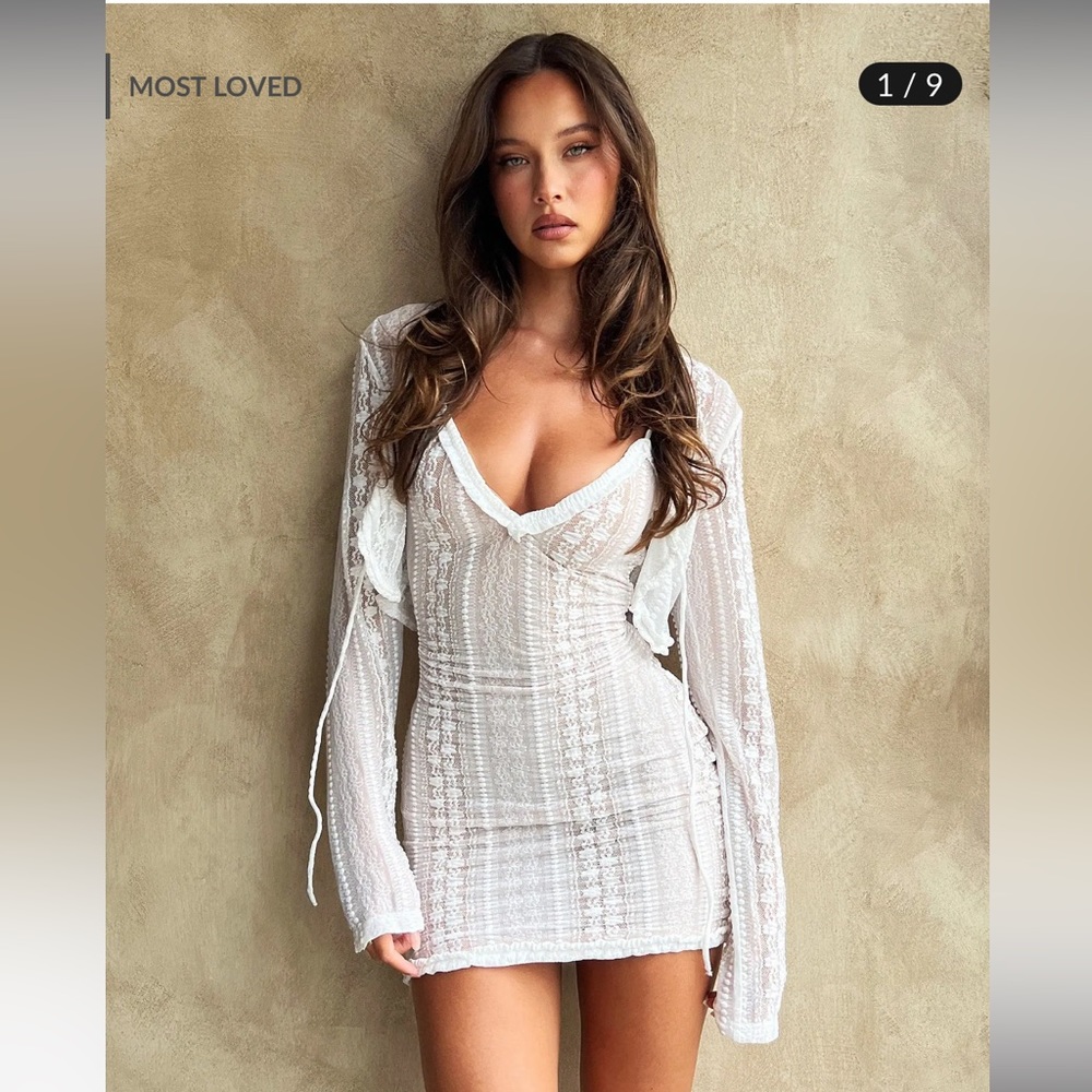 SOPHA TWO PIECE DRESS - WHITE XS